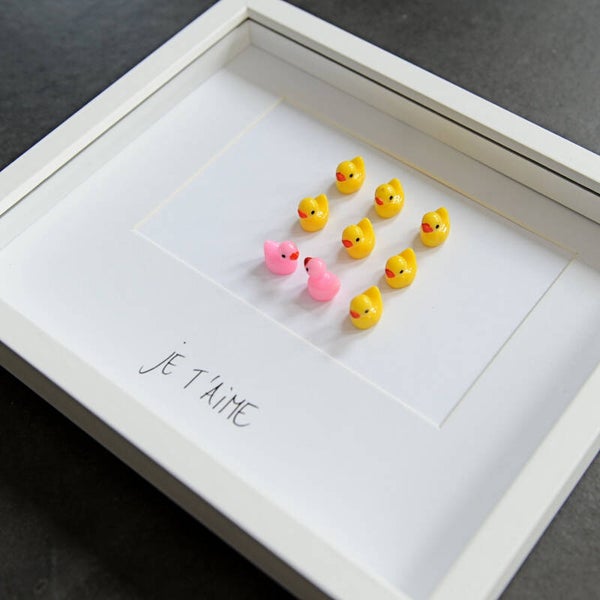 B2B Duck art JE T'AIME