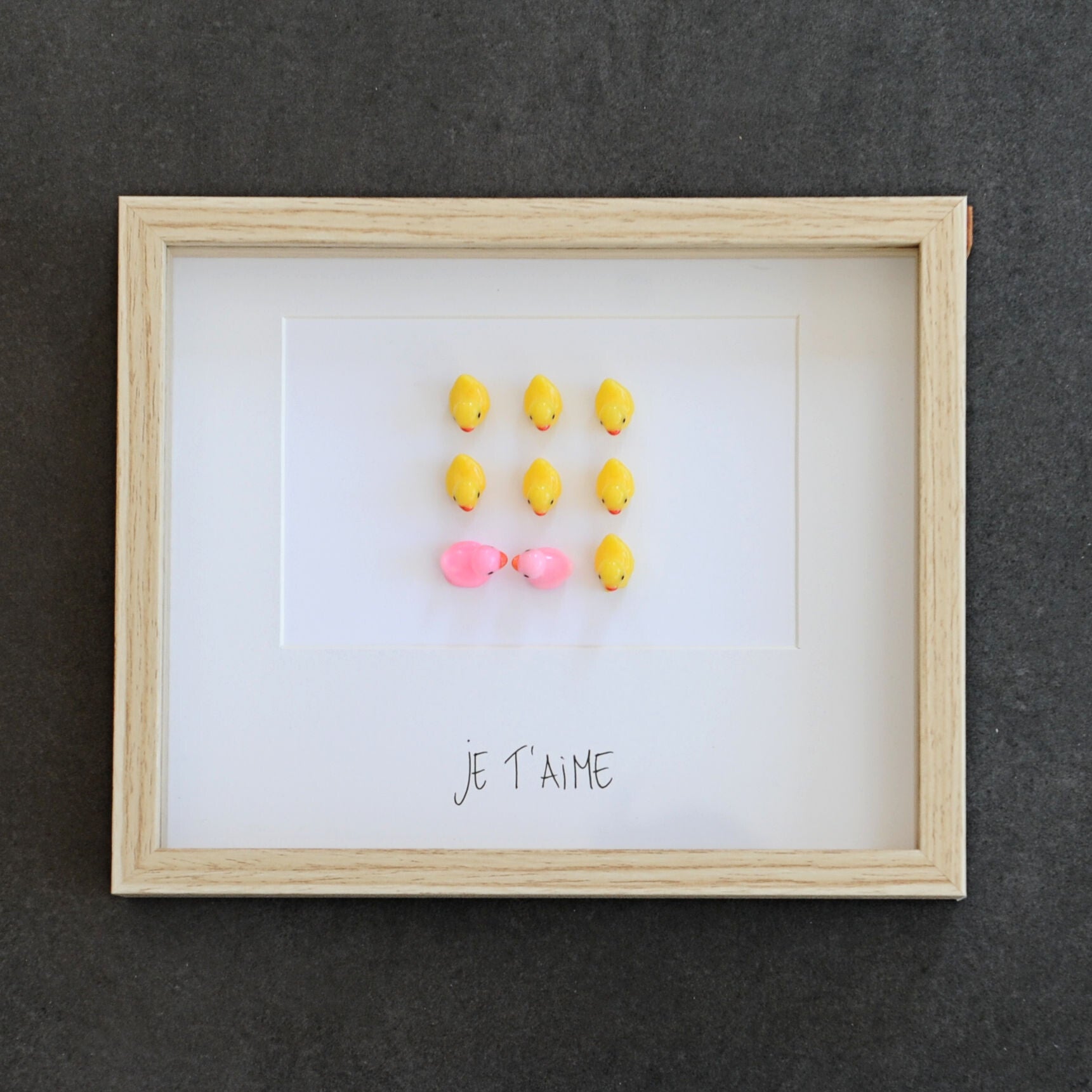Duck art Je 't aime