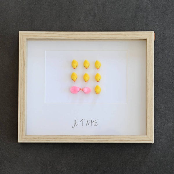 Duck art Je 't aime