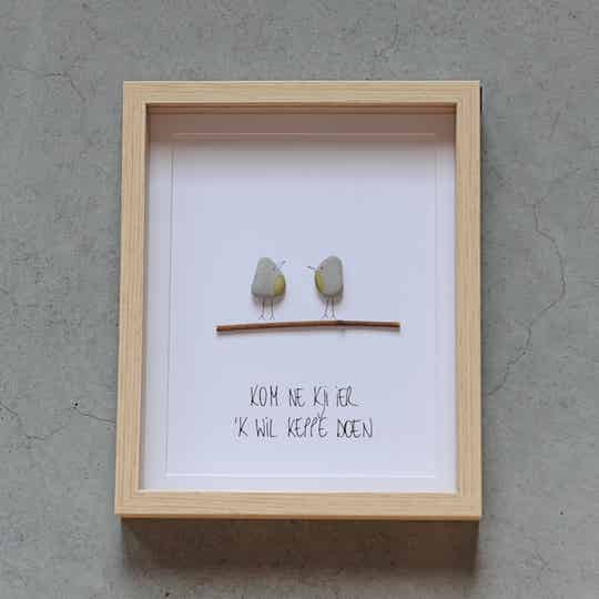 Pebble art Ik wil keppe doen