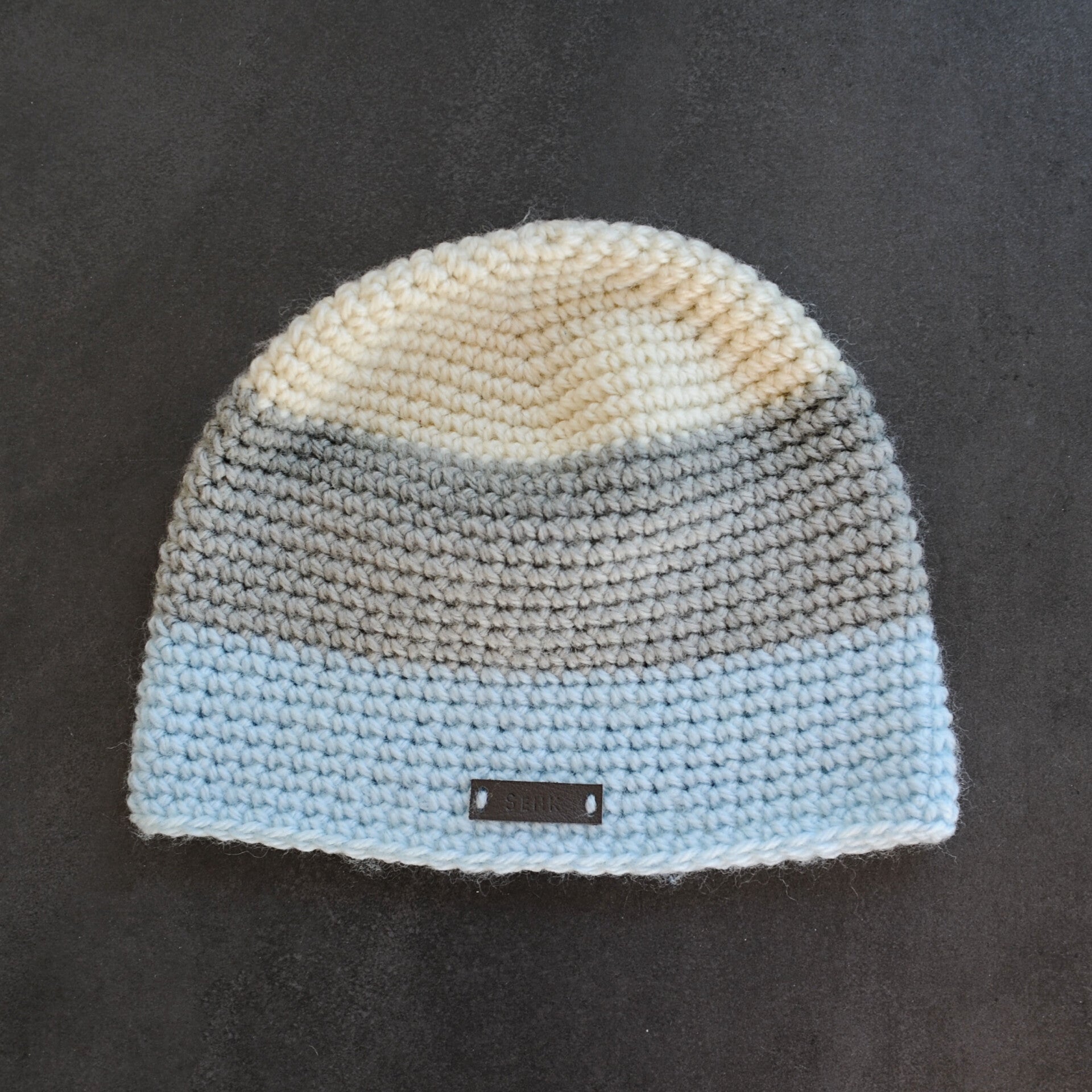 Muts Marie Grijs-blauw-ecru