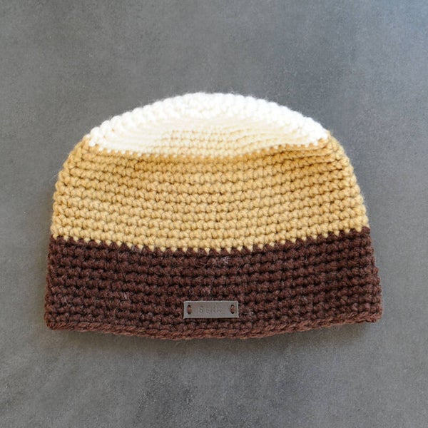 B2B MUTS MARIE BRUIN - ROZE - ECRU