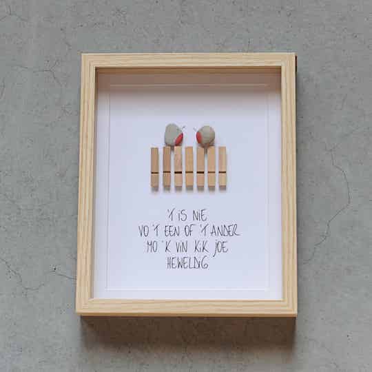 Pebble art 't Is nie vo 't een of 't ander....