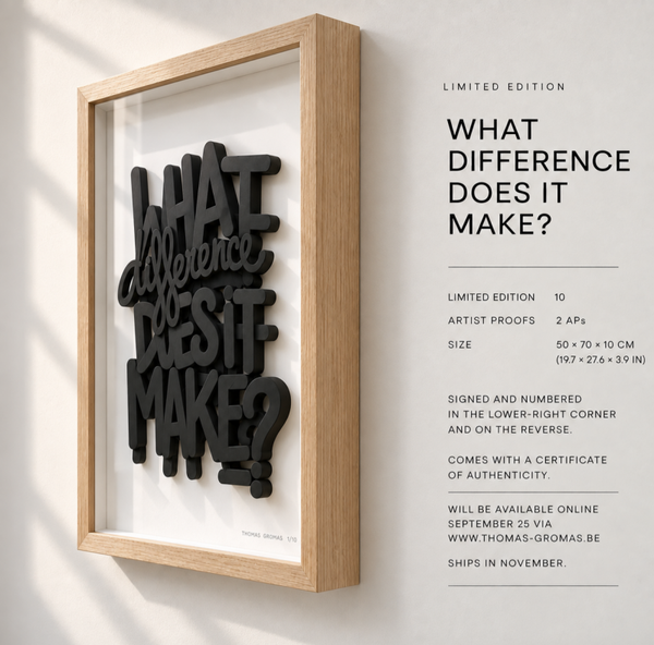'What difference does it make?'