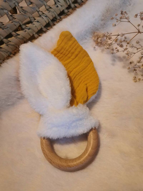 Anneau de dentition - moutarde