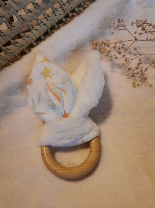 Anneau de dentition - Arc en ciel