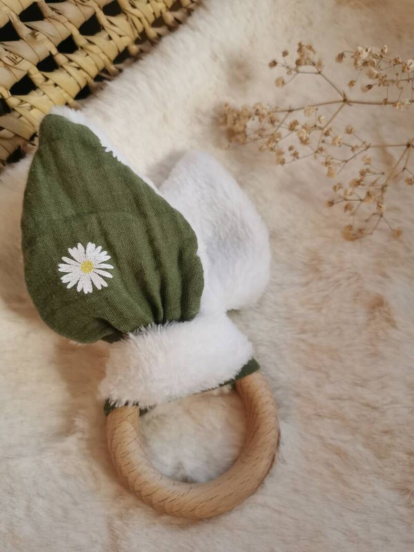 Anneau de dentition - pâquerettes