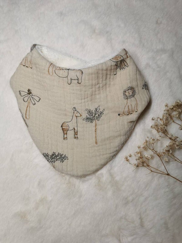 Bavoir de Naissance Savane