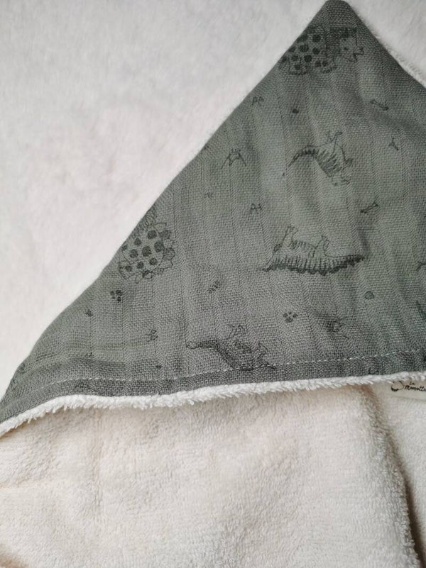 Cape de bain Dinausaure