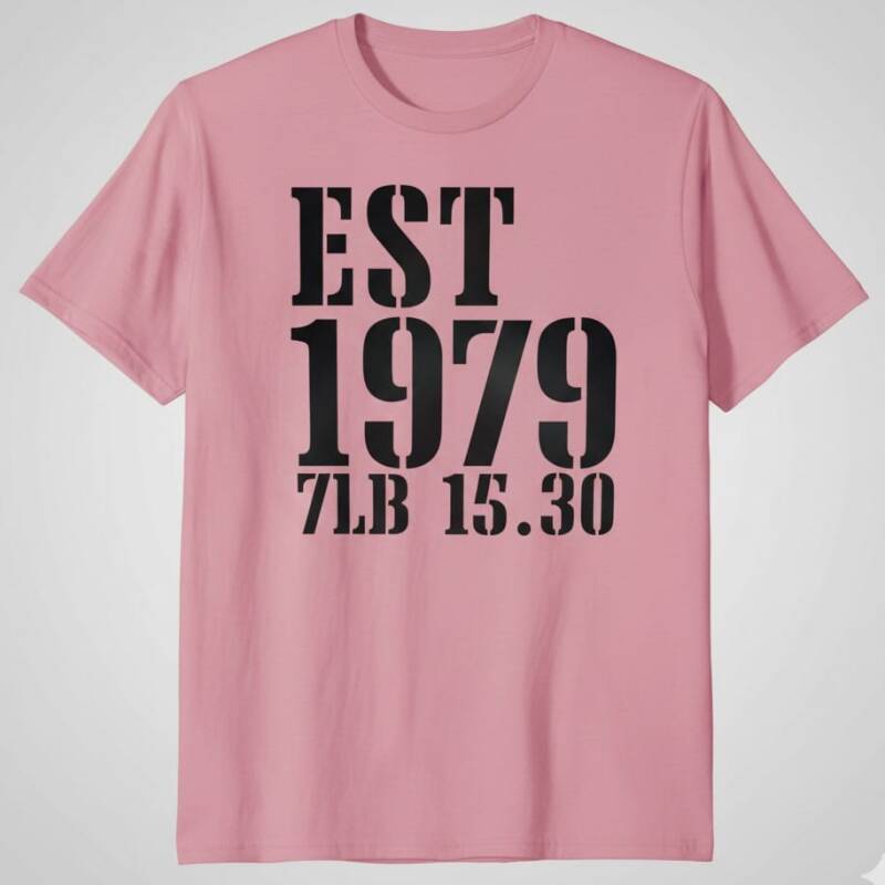 Custom vinyl print examples displayed on t-shirts