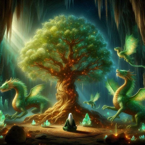 Meditatie Verbinding Oerspronkelijke Tree Of Life - Loskoppelen Artificiële Tree of Life