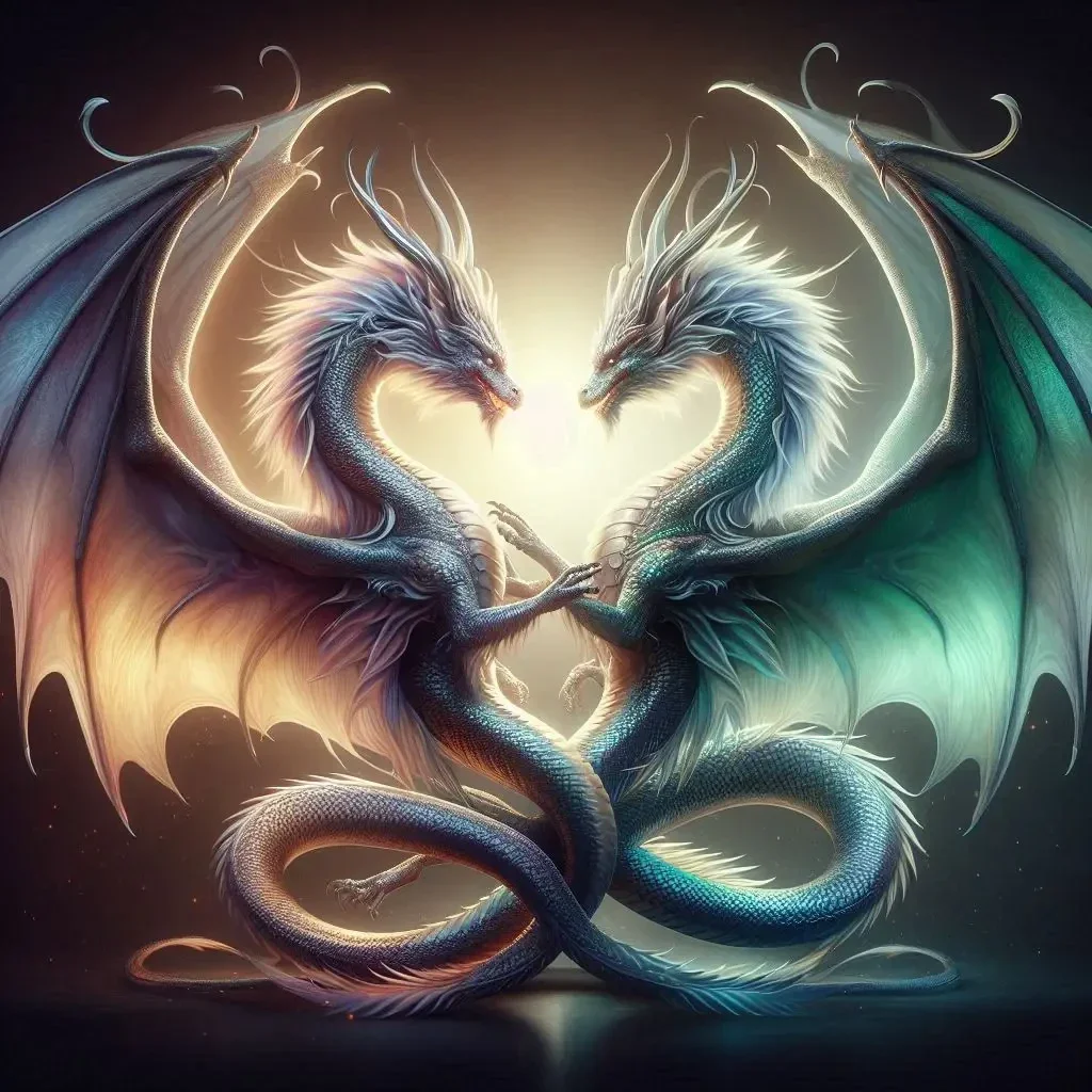 Het heilige Draken Huwelijk - Integratie en Eenheid.