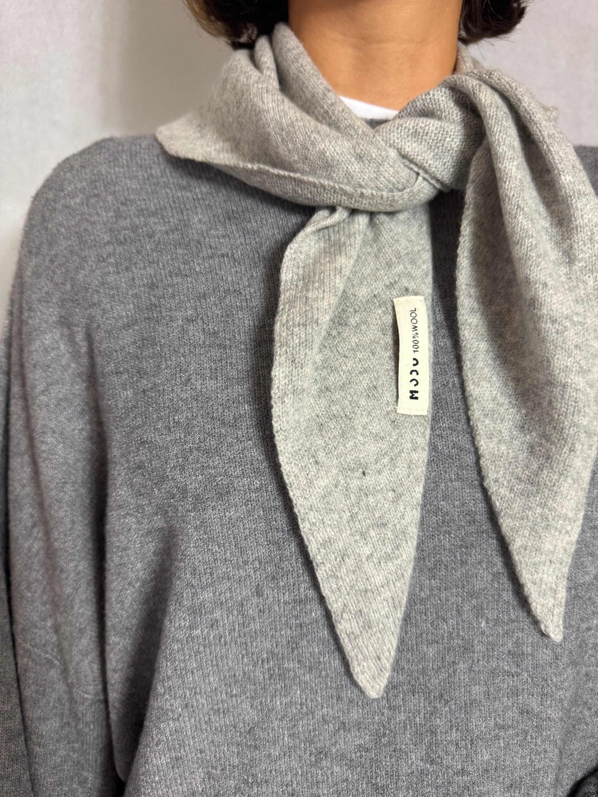 Bonnie Scarf Wool - Grijs