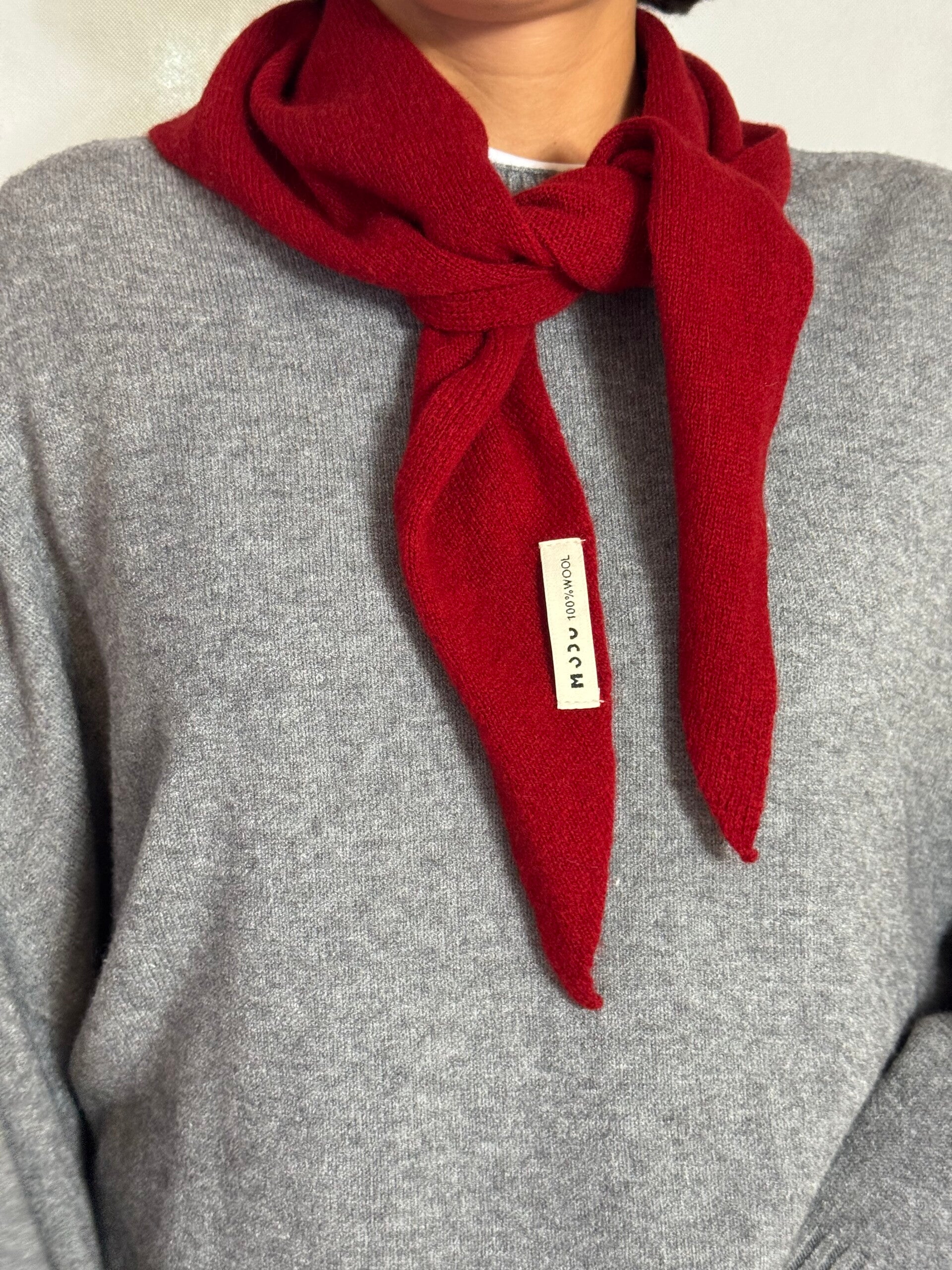 Bonnie Scarf Wool - Rood