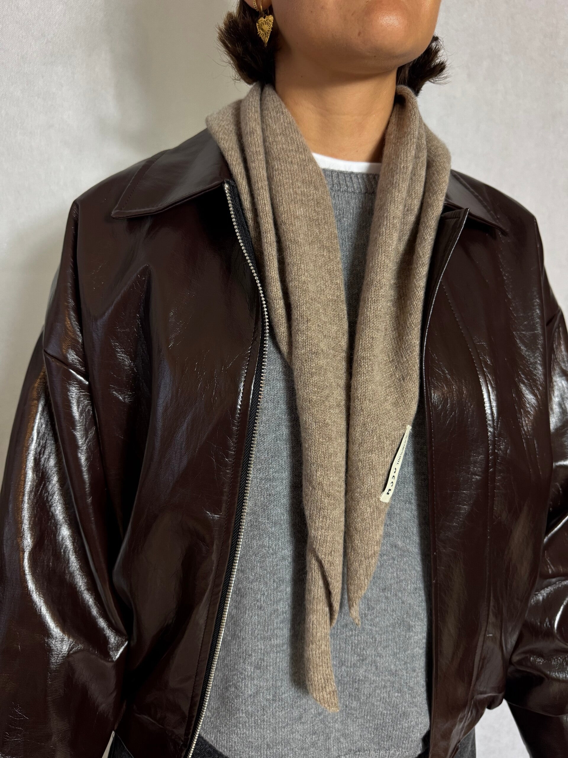 Bonnie Scarf Wool - Beige