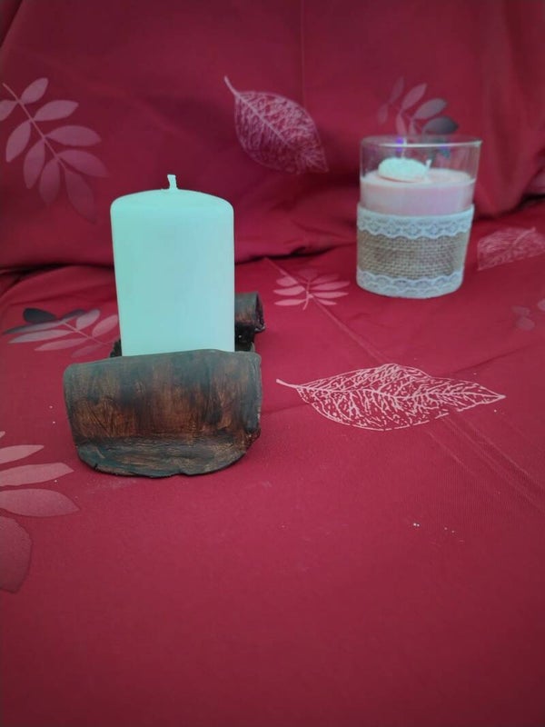 Bougie Bohème contenant en verre