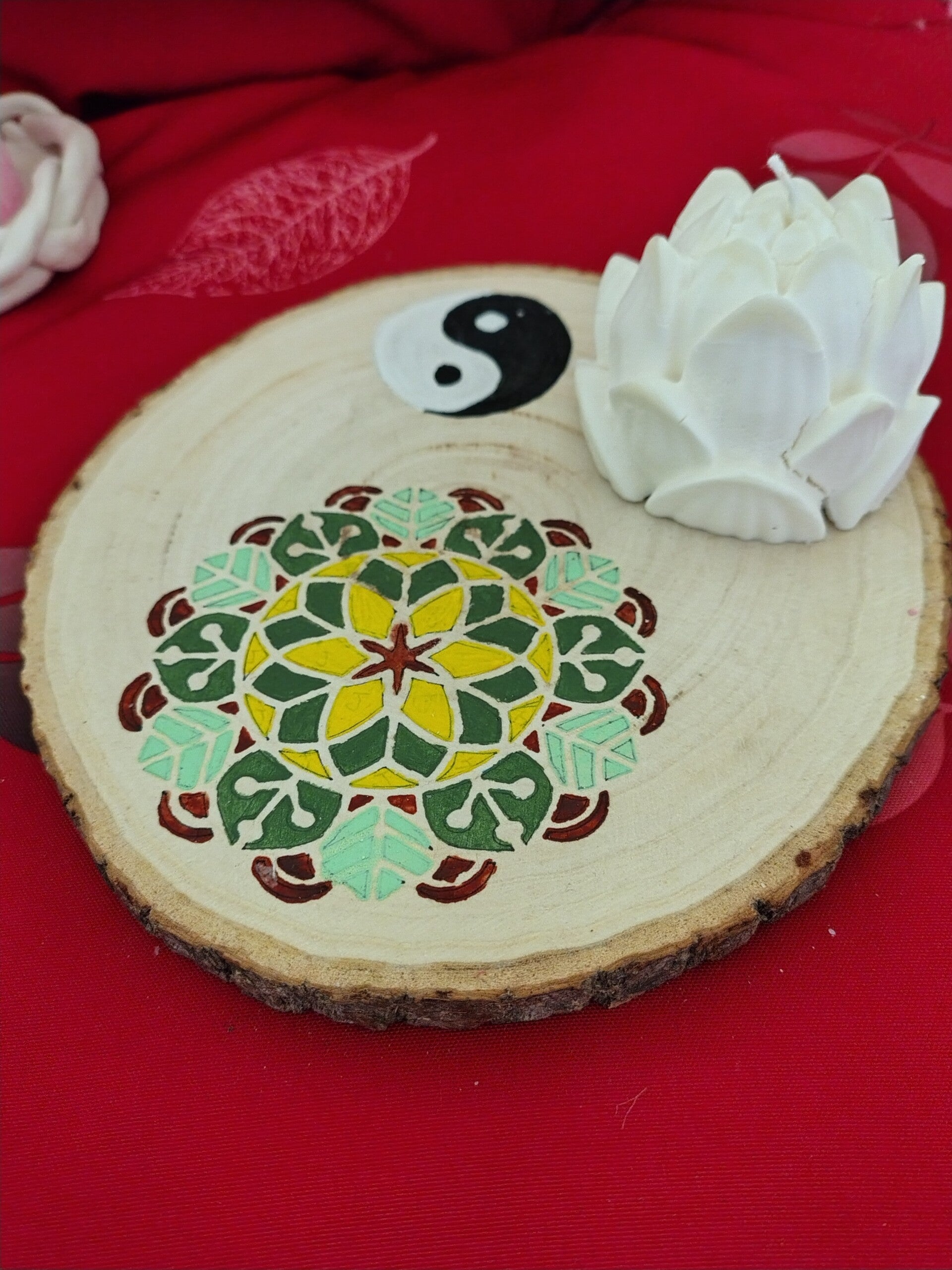 Ying Yang  fleur Lotus