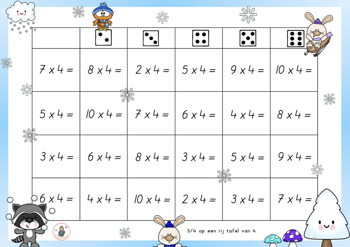 Winter Keersommen Winter Thema s Jufmich winter-keersommen-winter-thema-s-jufmich