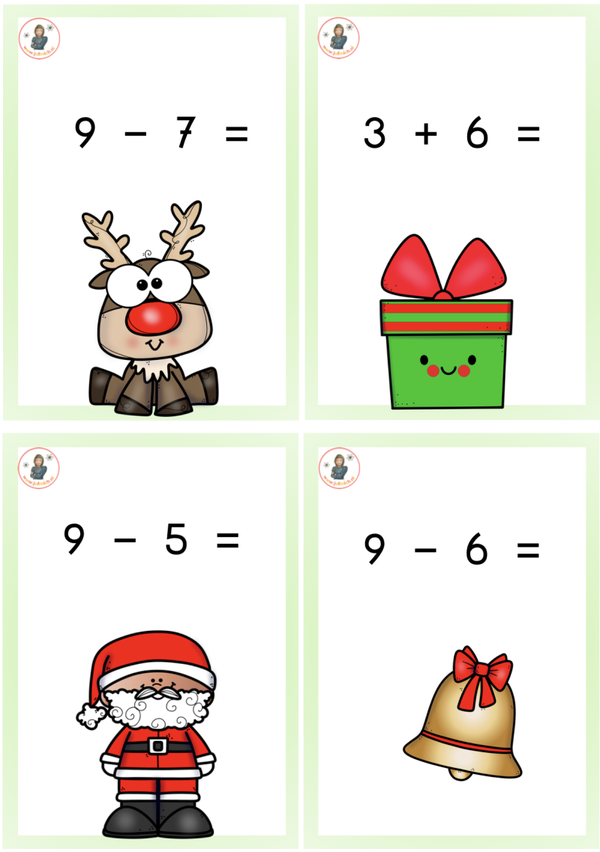 Speurtocht sommen tot 10 kerst