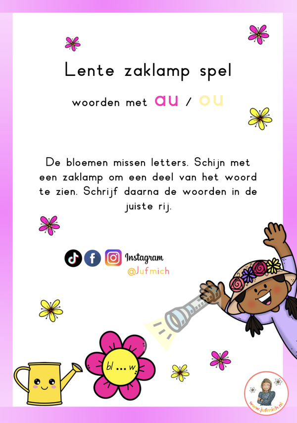zaklampspel au/ou lente