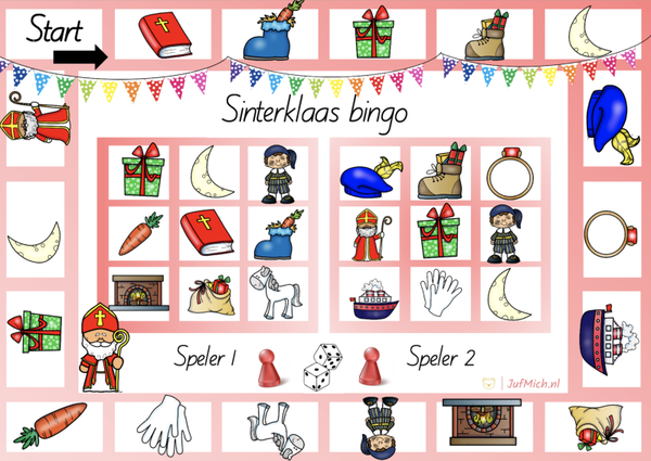 Sintbingo 2-tallen plaatjes