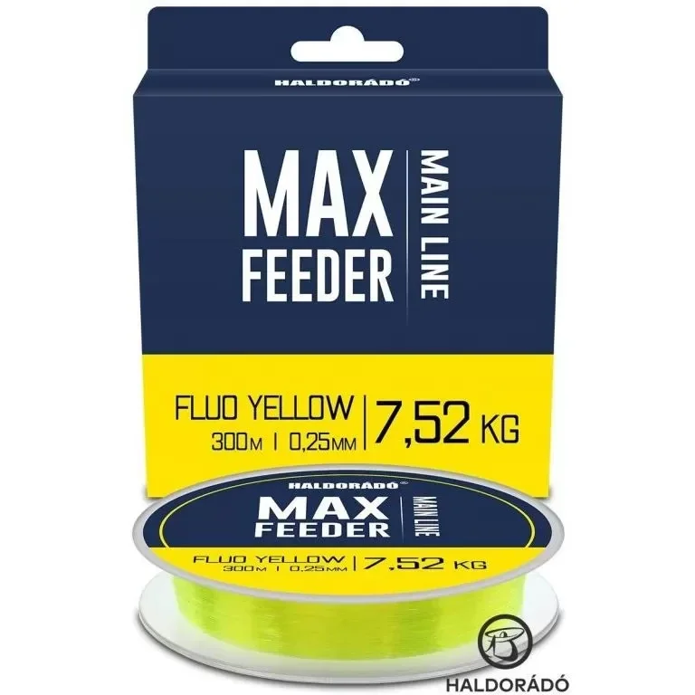 HALDORADO MAX Feeder Fluo Yellow 0,25 mm / 300 m
