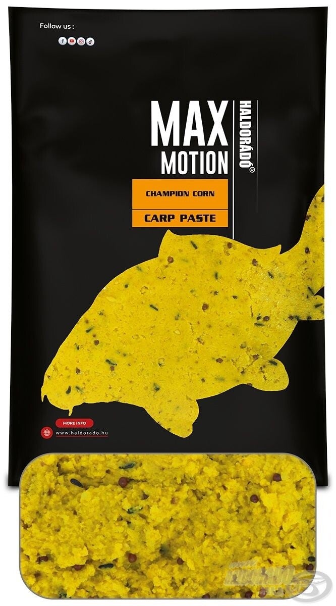 HALDORADO MAX MOTION Carp Paste - Champion Corn