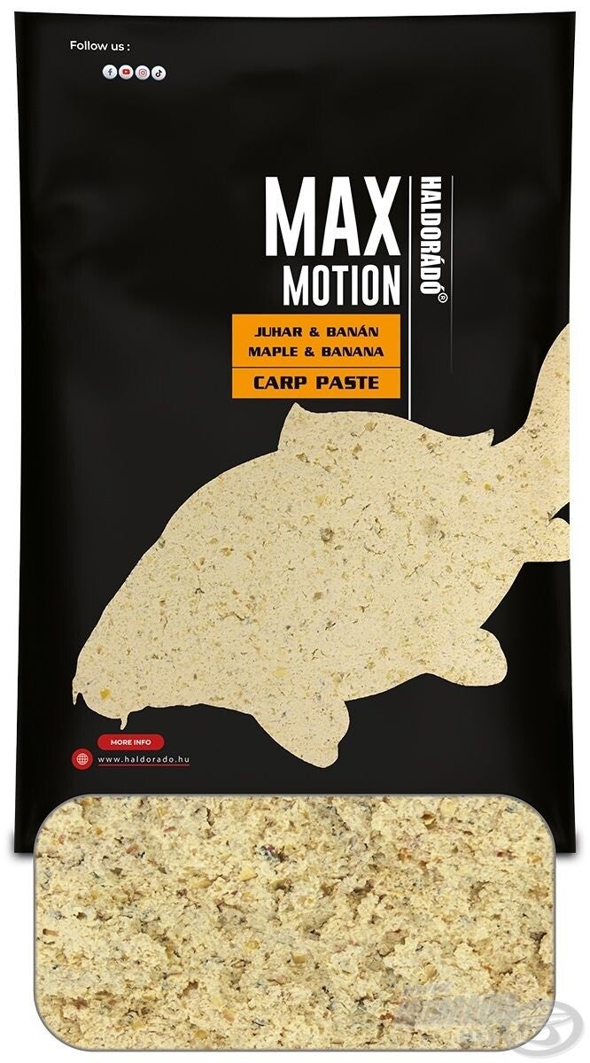HALDORADO MAX MOTION Carp Paste - Ahorn & Banane