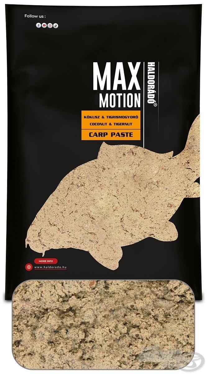 HALDORADO MAX MOTION Carp Paste - Kokosnuss & Tigernuss