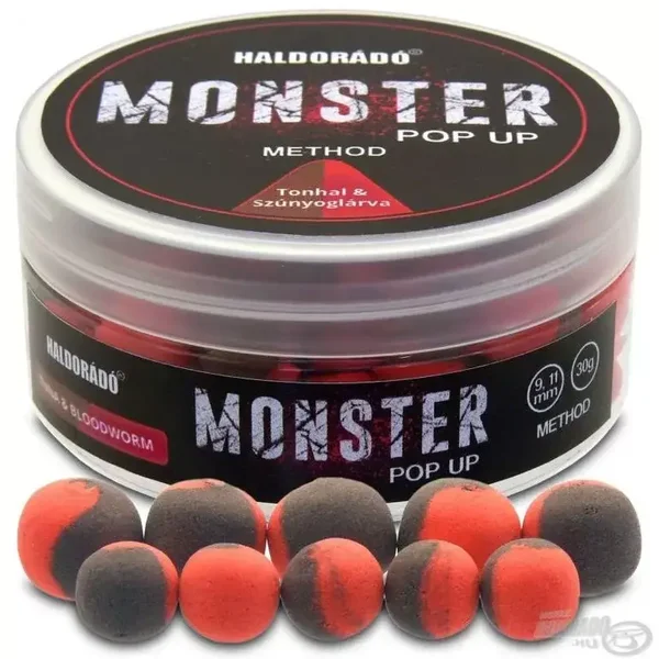 HALDORÁDÓ MONSTER Pop Up Method - Thunfisch & Zuckmückenlarve