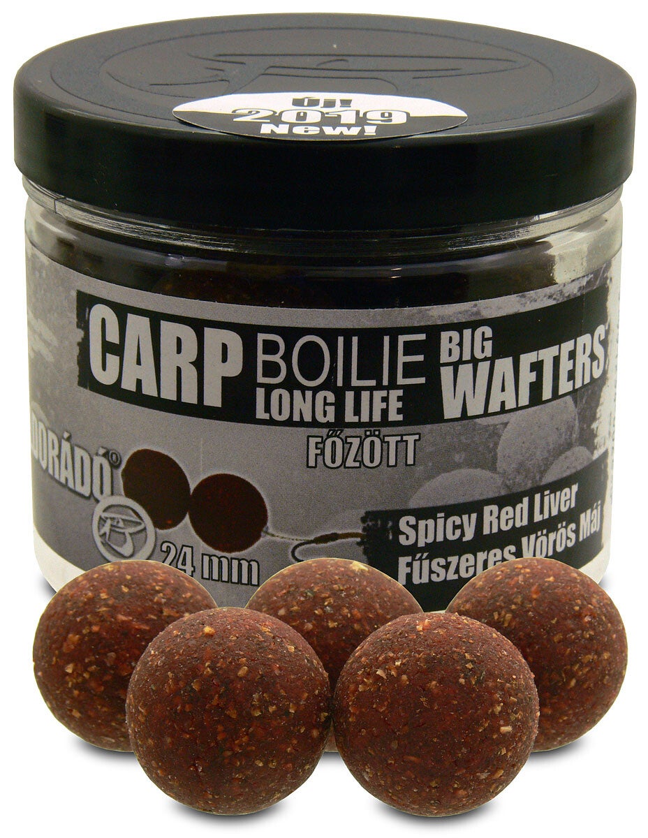 HALDORADO Ausgewogener gekochter Köderboilie - würzige Rote Leber