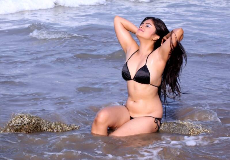 Bold Indian model and actress in micro bikini shocking hot 