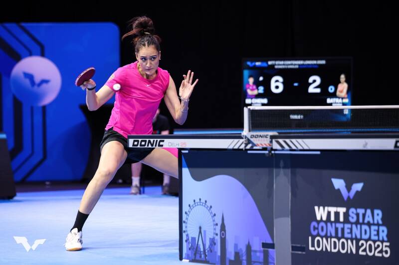 Manika Batra hot in match table tennis 