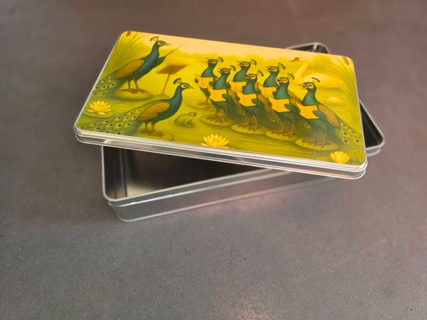 Koektrommel Pauwen maken muziek