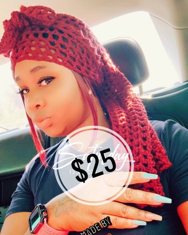 Crotchet head wrap