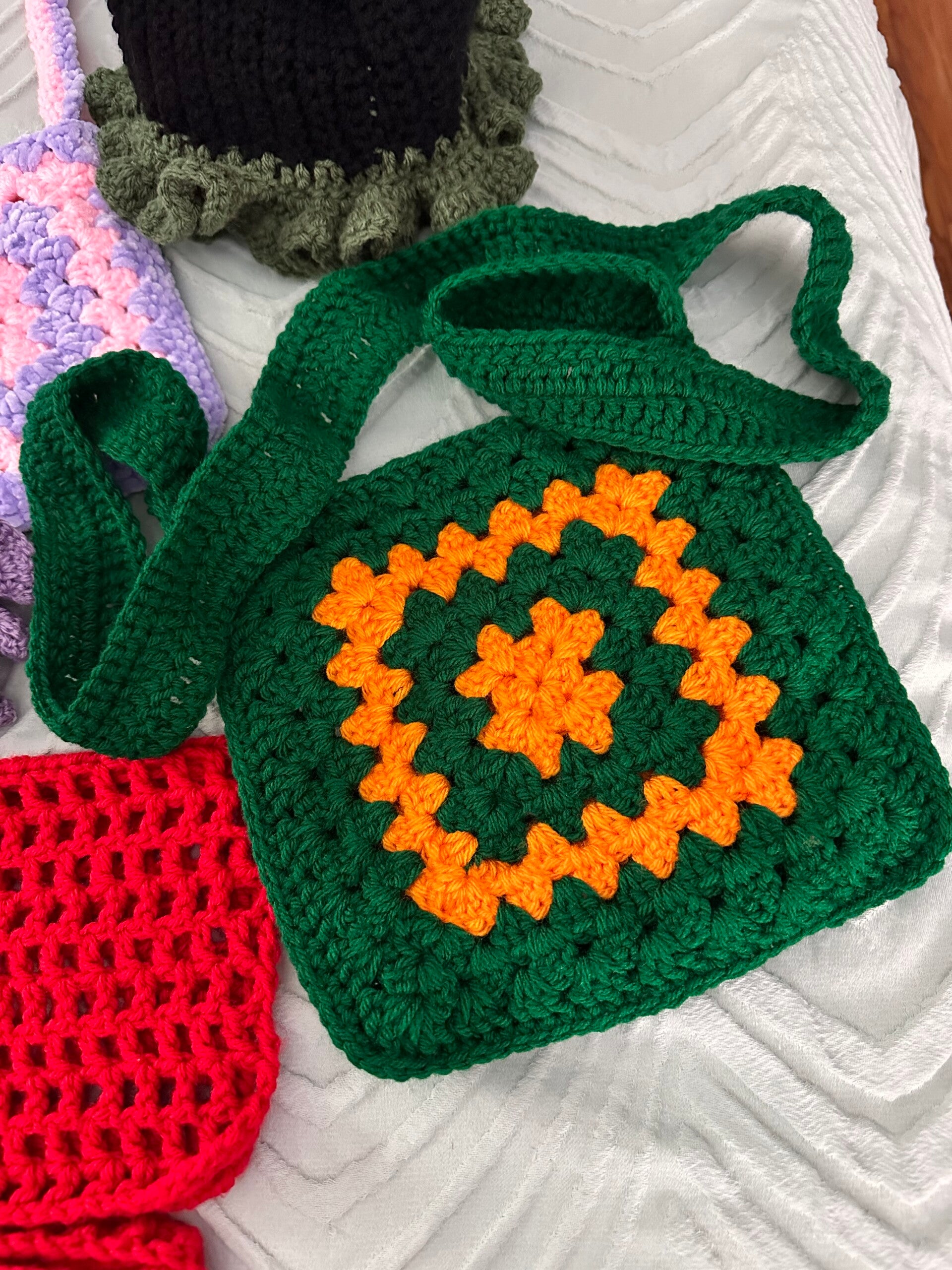 Crotchet purse