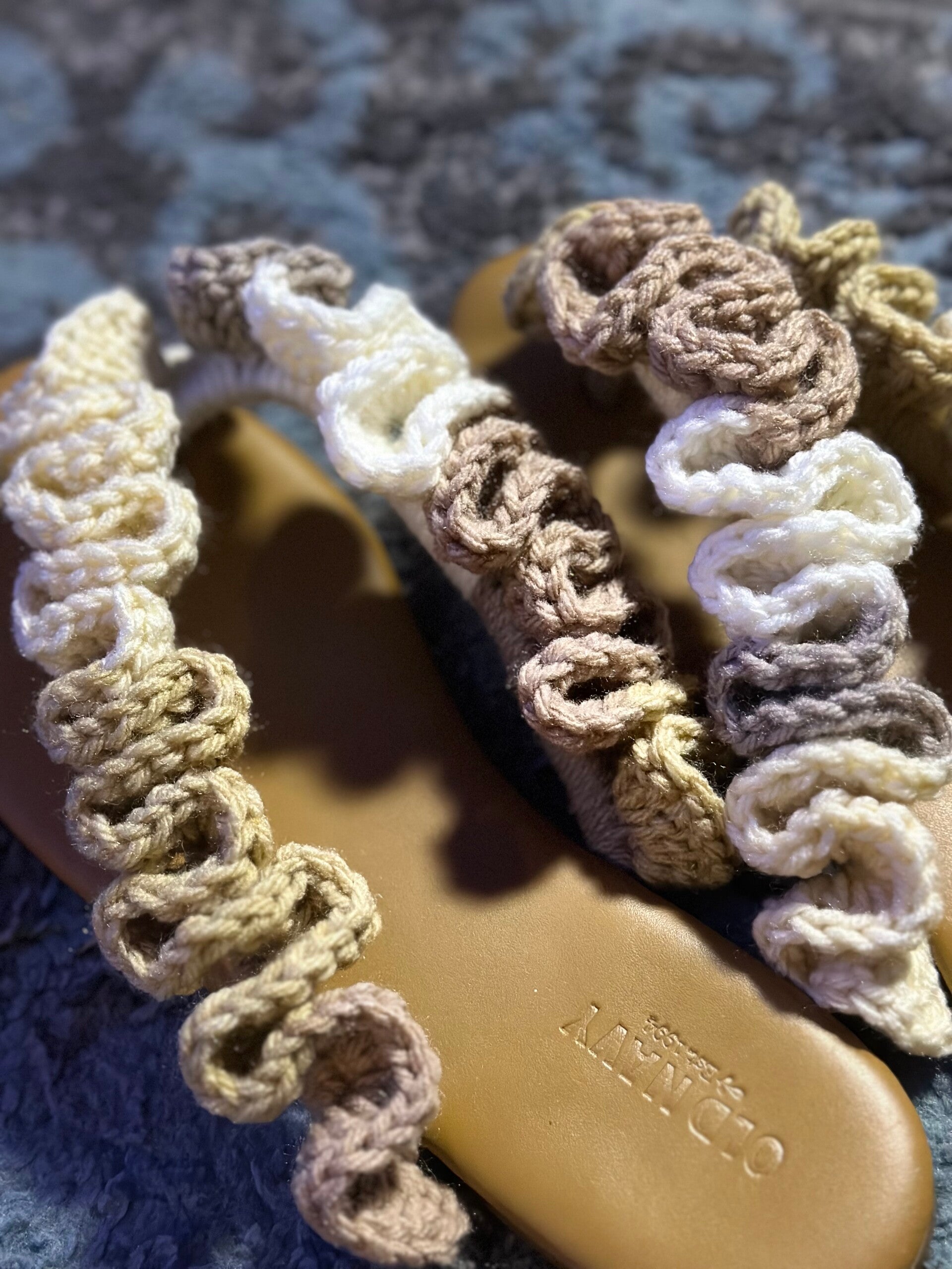 Crotchet sandals