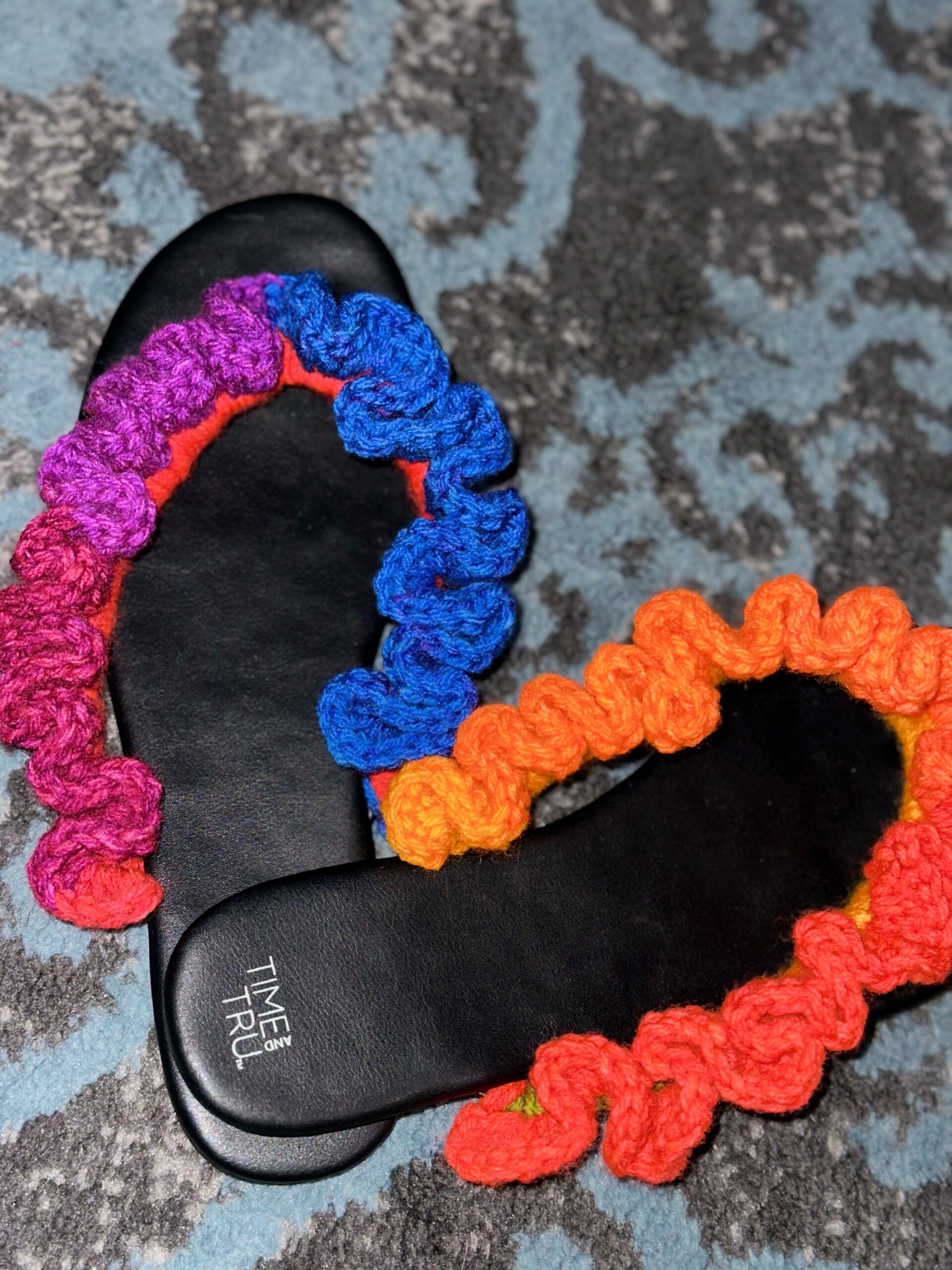 Crotchet sandals