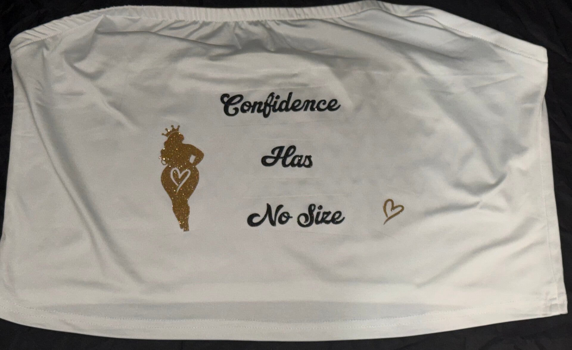 Confidence has no size tub-crop top