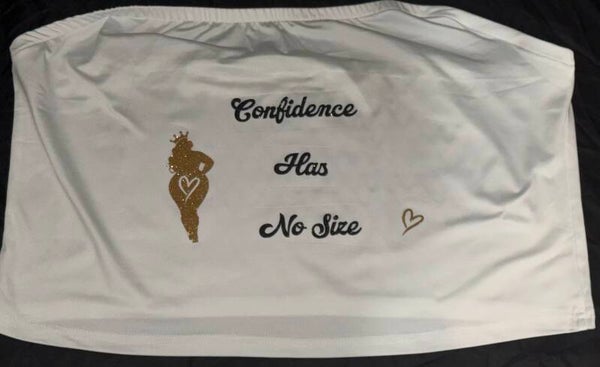 Confidence has no size tub-crop top