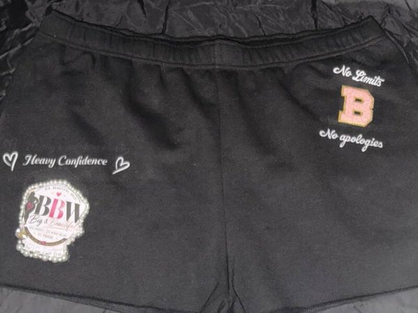 Big beautiful & bold customized bejeweled shorts