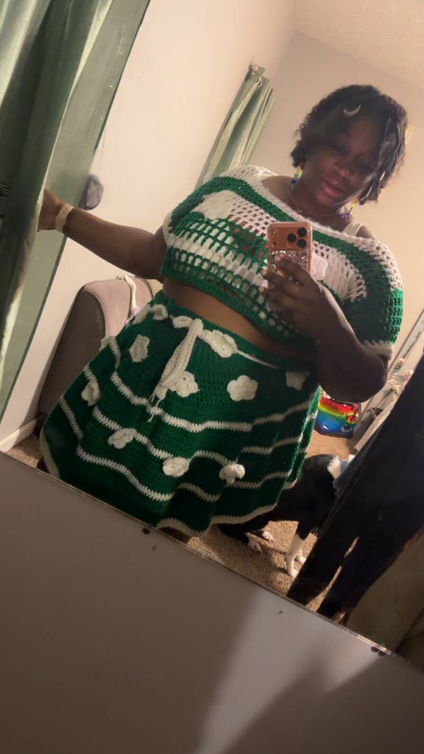 Crop & skirt set