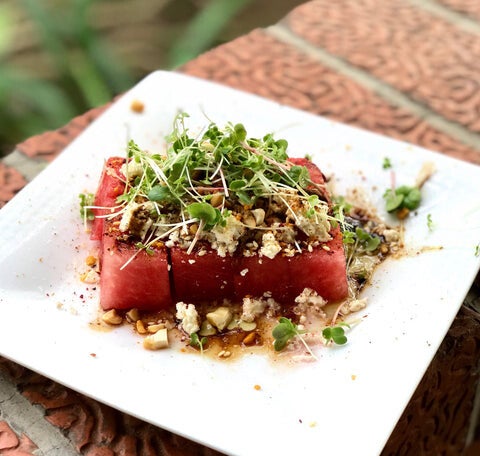 es meilleures recettes des Plantules comment utiliser facilement les micro-pousses Vosges ferme Epinal salade pastèque fromage feta pousses
