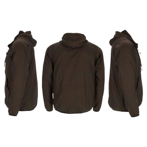 ♂ CHAQUETA CORTAVIENTOS ADULTO-HOMBRE "COSTUR" [Negro] (Poliéster)