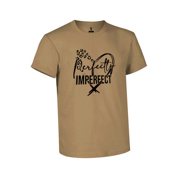 CAMISETA UNISEX "IMPERFECT" (Marrón kamel)