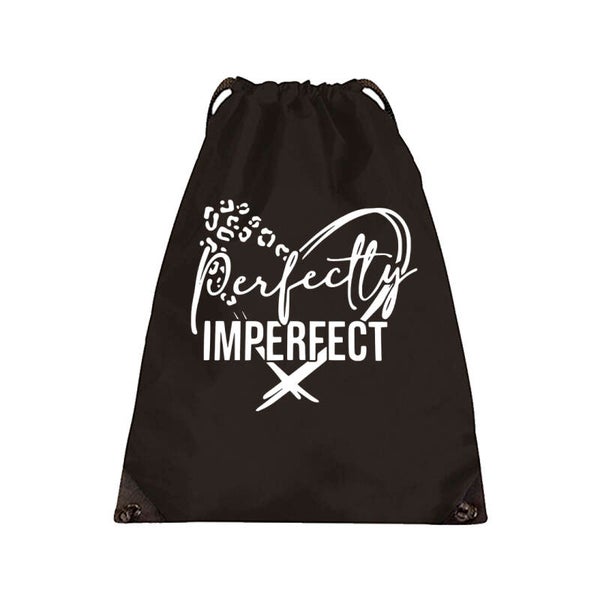 MOCHILA SACO "IMPERFECT" (Negro)