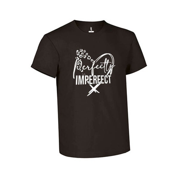CAMISETA UNISEX "IMPERFECT" (Negro)