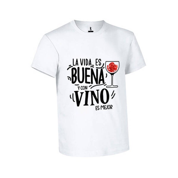 CAMISETA UNISEX "VINODA" (Blanco)
