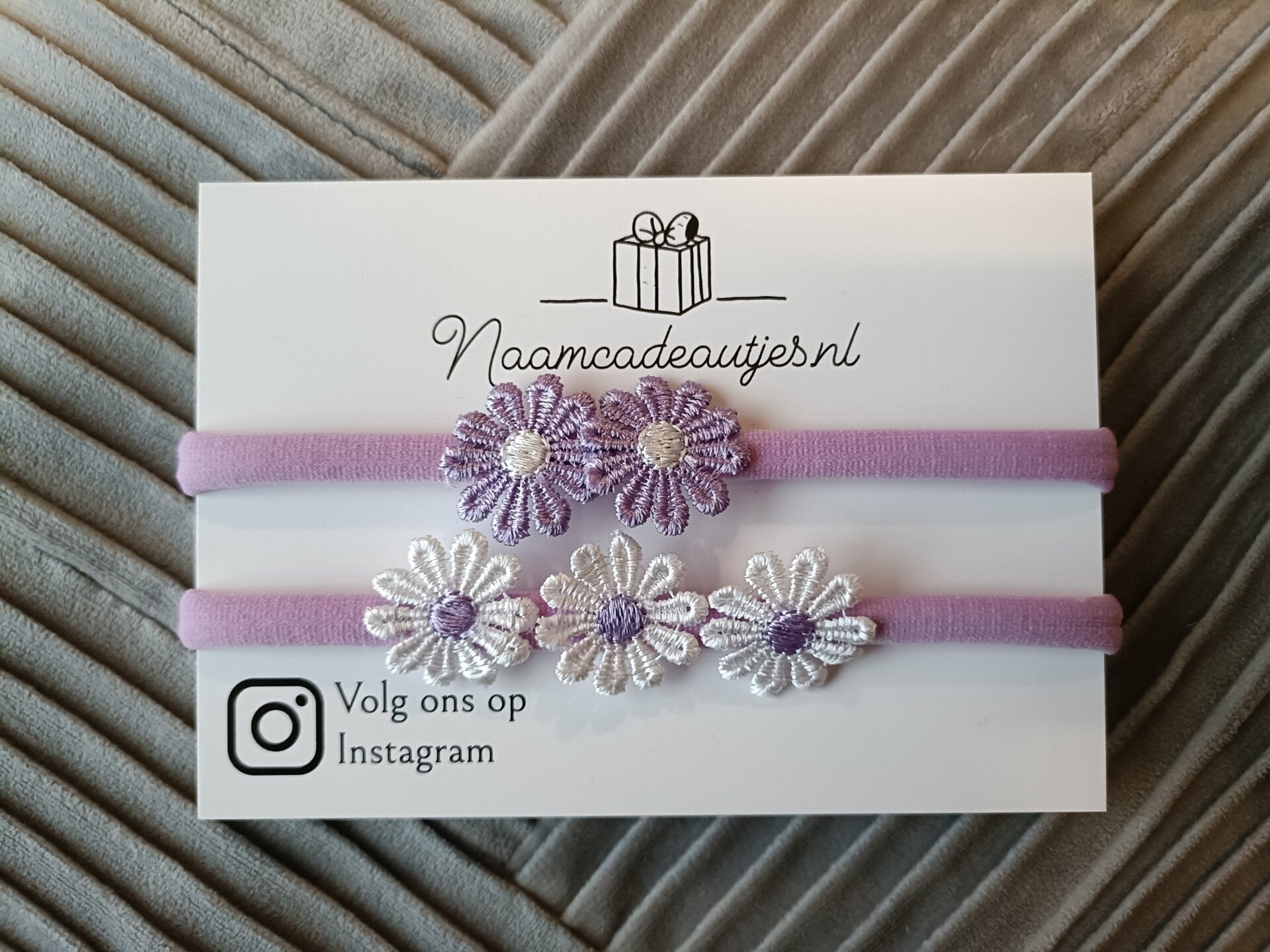 Newborn haarbandjes Emma