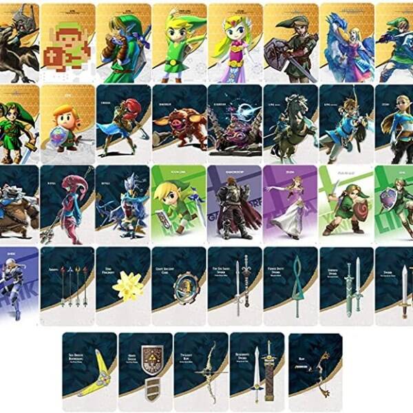 mini zelda amiibo cards